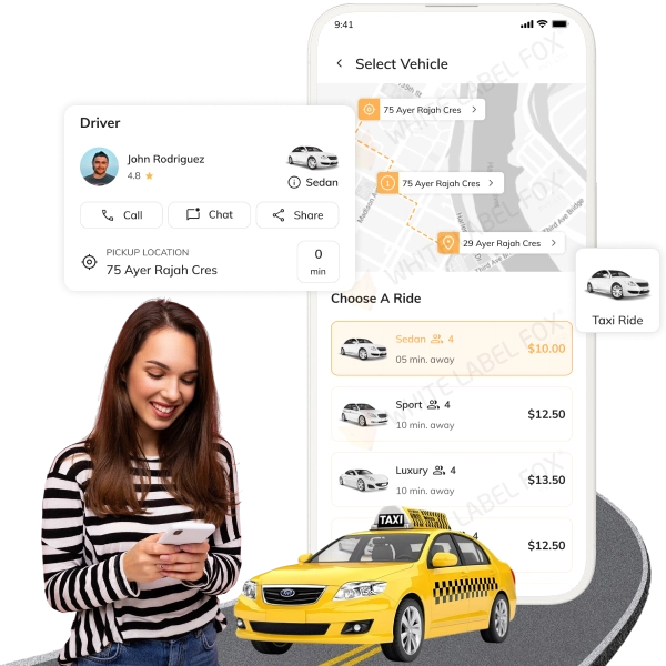 FOX-TAXI – Taxi App Development Company for Scalable Ride-Hailing Solutions