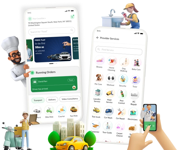 Fox-Jek – All-in-One Gojek Clone App for On-Demand Businesses