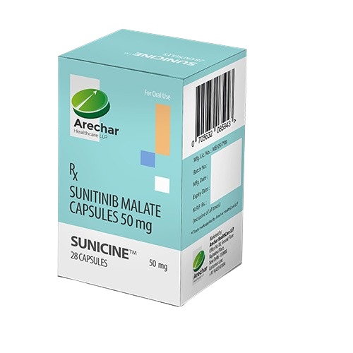 Reliable Sunitinib 50 mg Capsule for Metastatic Kidney Cancer