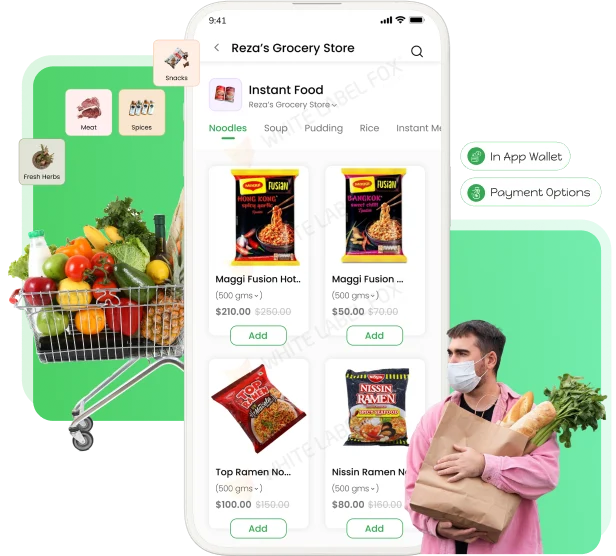 Fox Grocery – Advanced Grocery Delivery App Development Solution