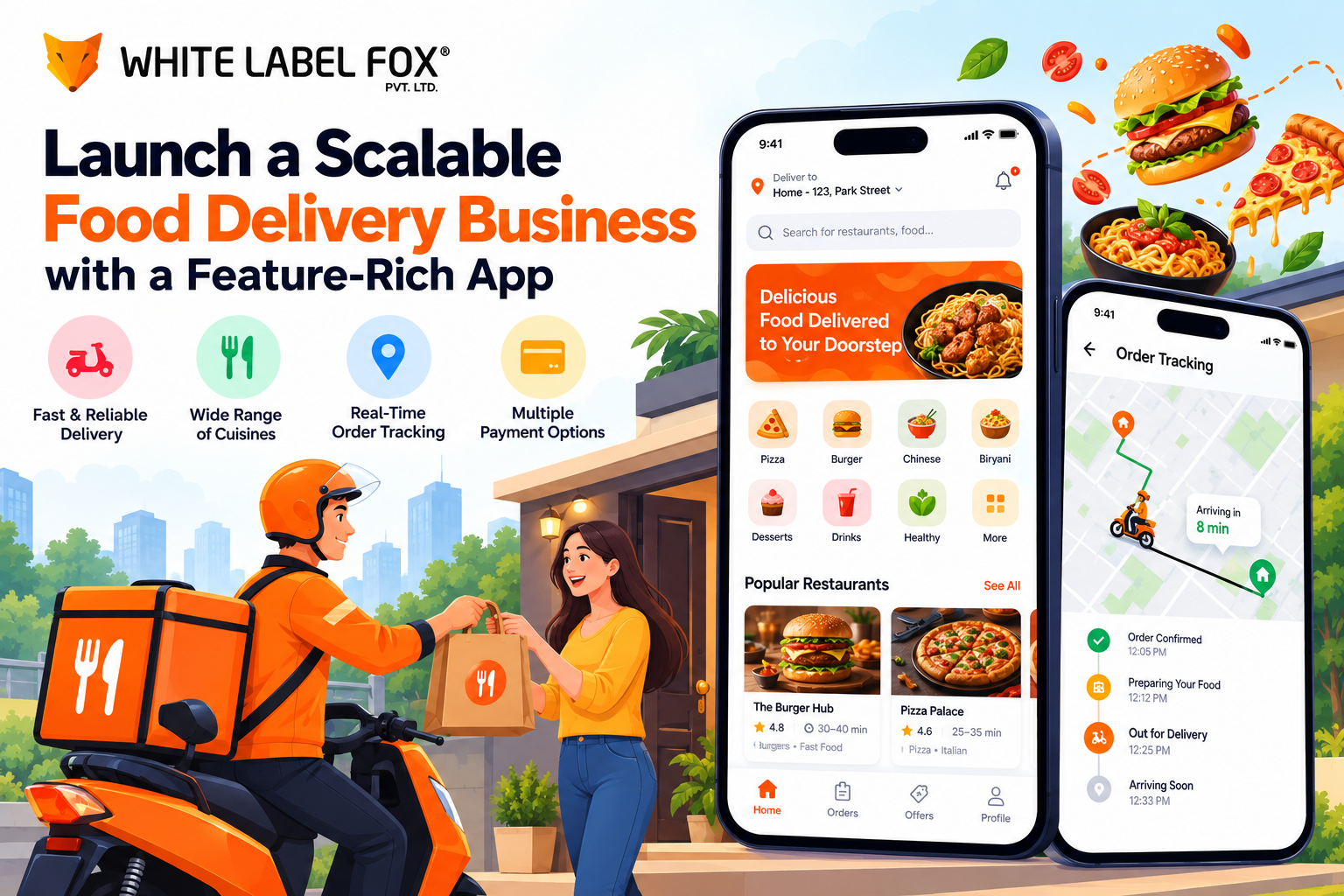 Launch a Scalable Food Delivery Business with a Feature-Rich App